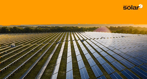 fazenda de energia solar aproveitando todas as vantagens do sistema de energia solar fotovoltaico