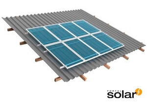 suporte para placa solar