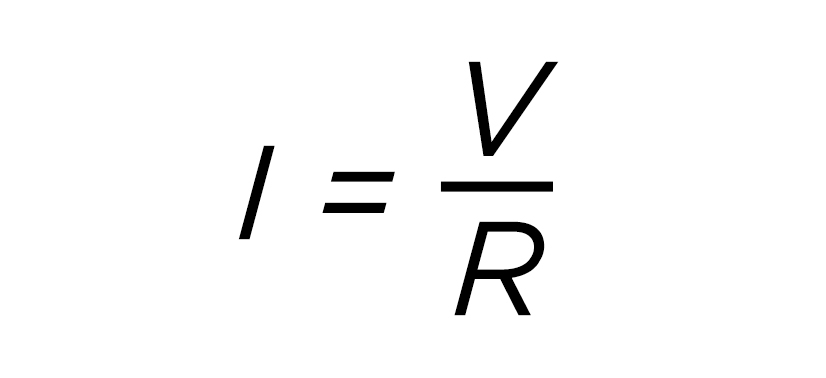 formula da corrente elétrica