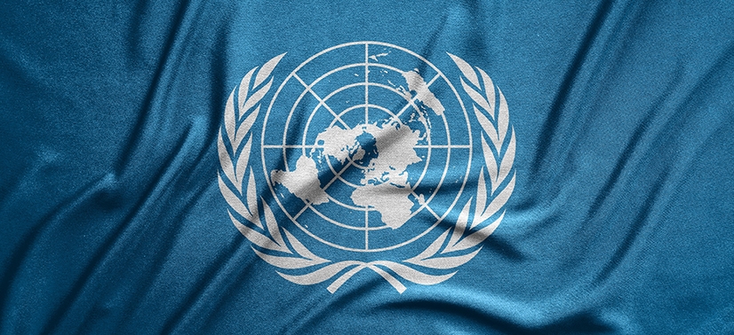 bandeira das nações unidas, grande apoiadora e incentivadora do desenvolvimento sustentável