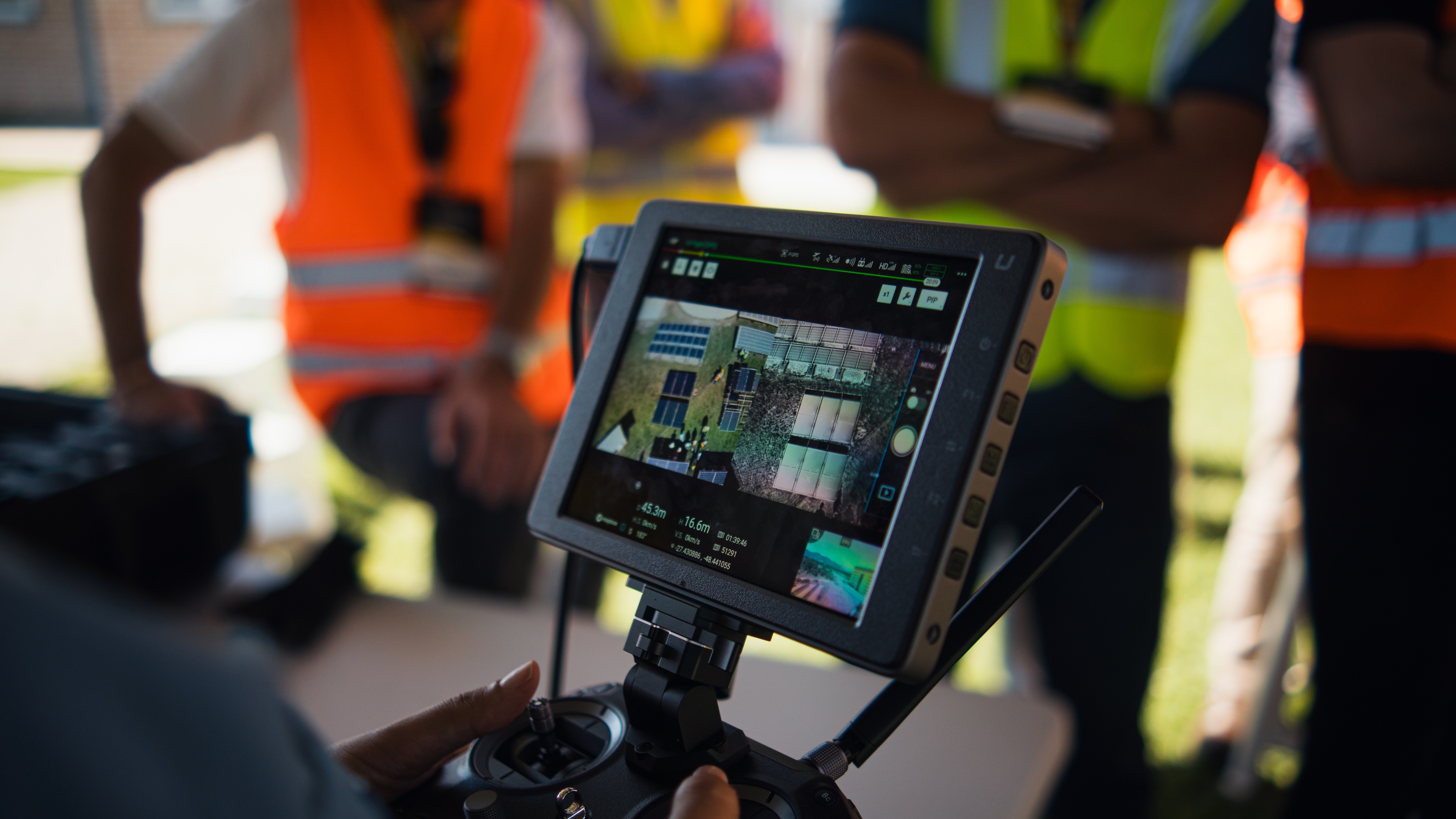 Imagem de mapeamento de drone