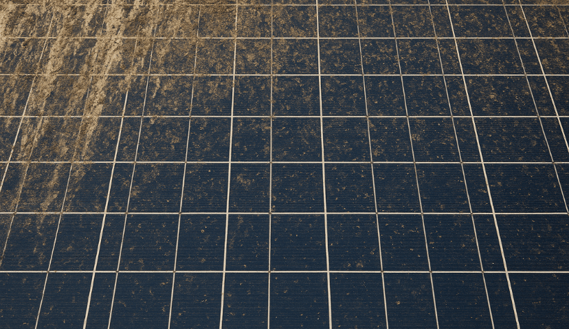 SUJEIRAS IMPREGNADAS EM MÓDULOS FOTOVOLTAICOS: CAUSAS, LIMPEZA E PREVENÇÃO