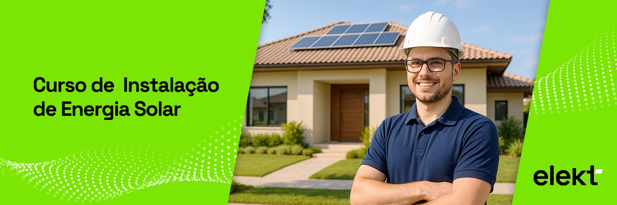 Curso de instalação de energia solar para iniciantes.