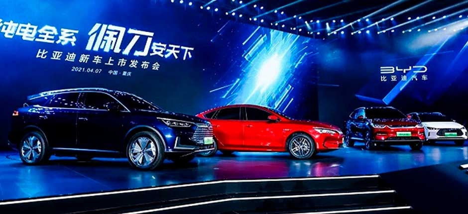 BYD REGISTRA AUMENTO DE 332% NAS VENDAS DE VEÍCULOS ELÉTRICOS EM AGOSTO