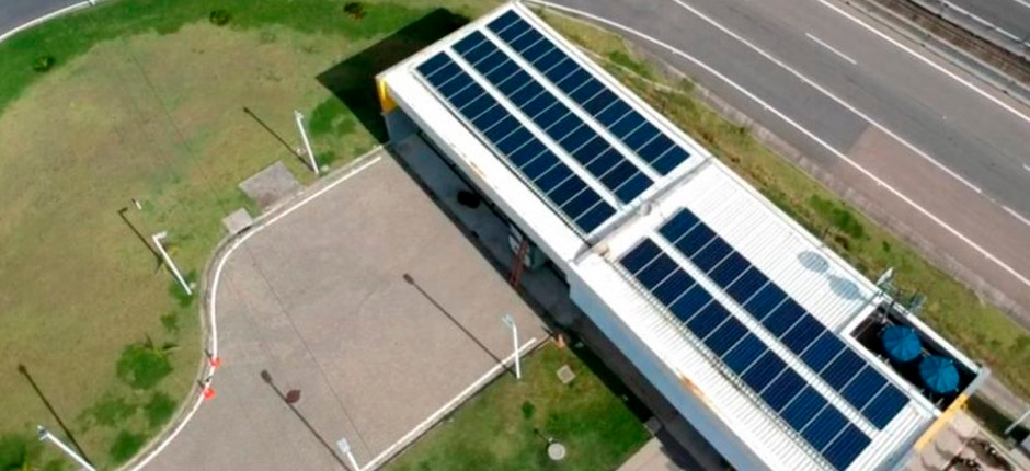 ENERGIA SOLAR ABASTECE DUAS UNIDADES DA CONCESSIONÁRIA TAMOIOS NO ESTADO DE SP