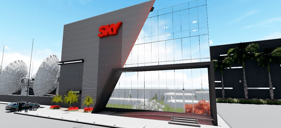 SKY QUER TODOS OS CENTROS DE TRANSMISSÃO COM 100% DE ENERGIA SOLAR