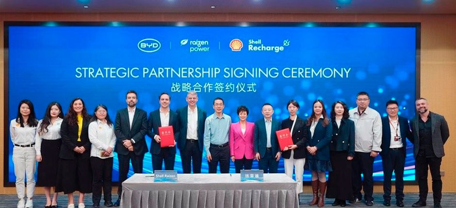 BYD E RAÍZEN POWER FIRMAM PARCERIA PARA IMPULSIONAR MOBILIDADE ELÉTRICA NO BRASIL