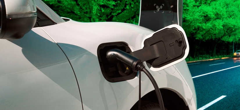 Imagem de um carregador de carro elétrico