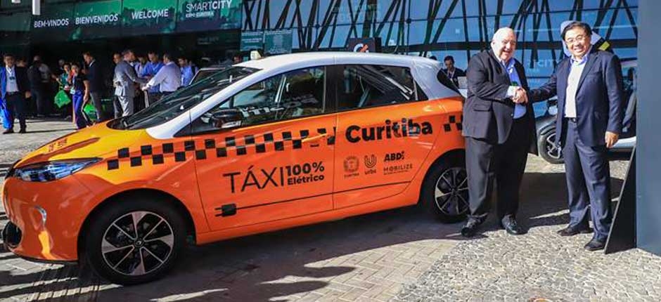 CURITIBA VAI INICIAR TESTES DOS PRIMEIROS TÁXIS ELÉTRICOS NA CIDADE