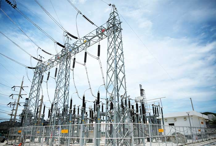 subestação de energia elétrica