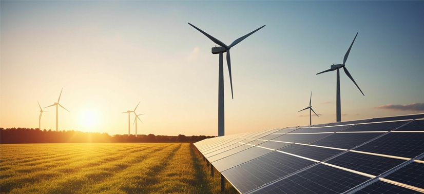 Fazenda de energia eólica no Brasil