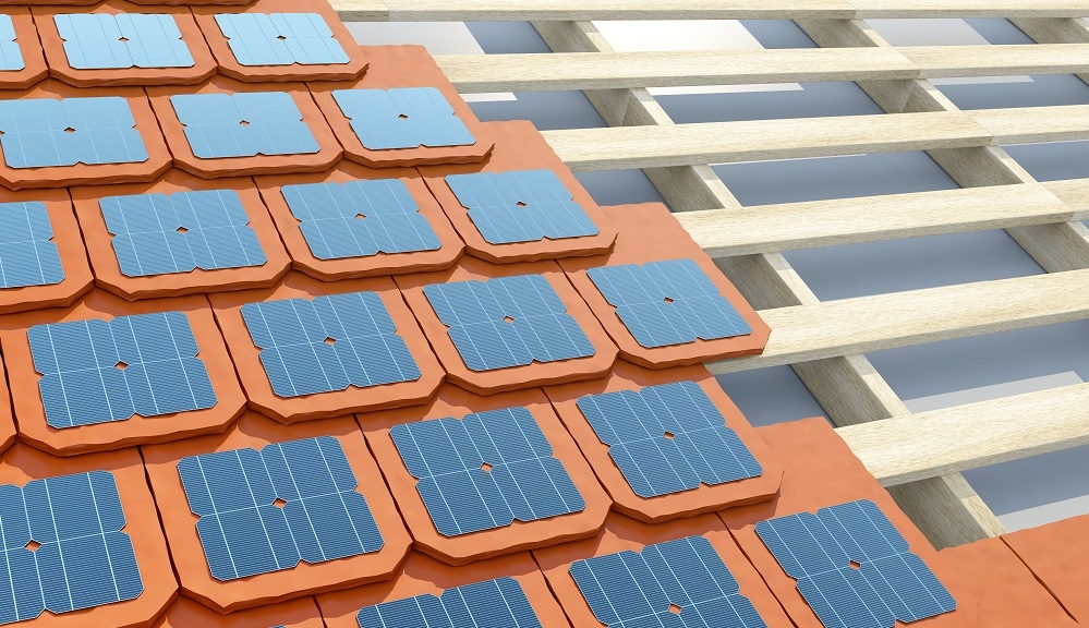 Telha de energia solar