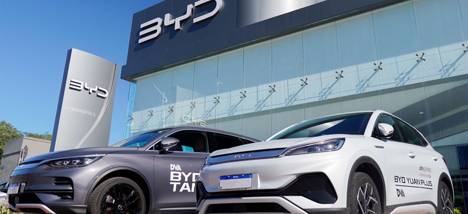 BYD COMEMORA ABERTURA DE 100ª CONCESSIONÁRIA EM OPERAÇÃO NO BRASIL