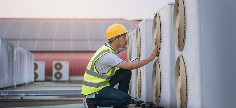 Placa solar para ar condicionado