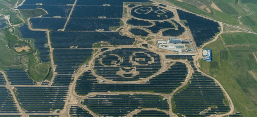 Usina solar Panda na China