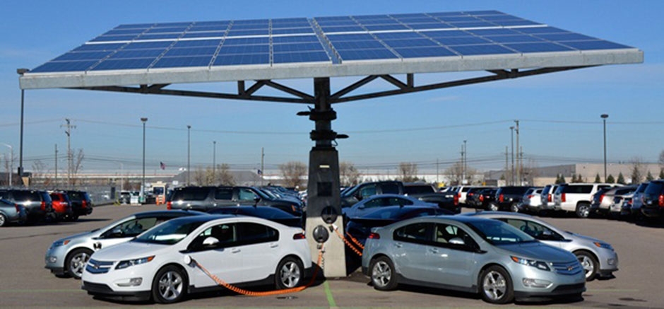 Microgeração de energia para recarregar veículos elétricos