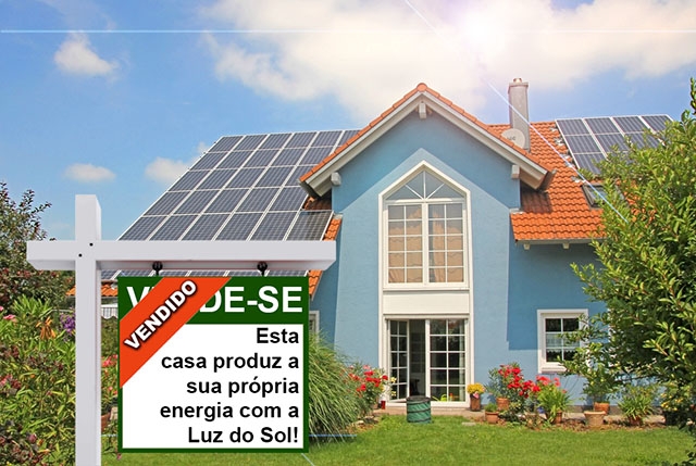 Casas com energia solar são valorizadas na hora da venda