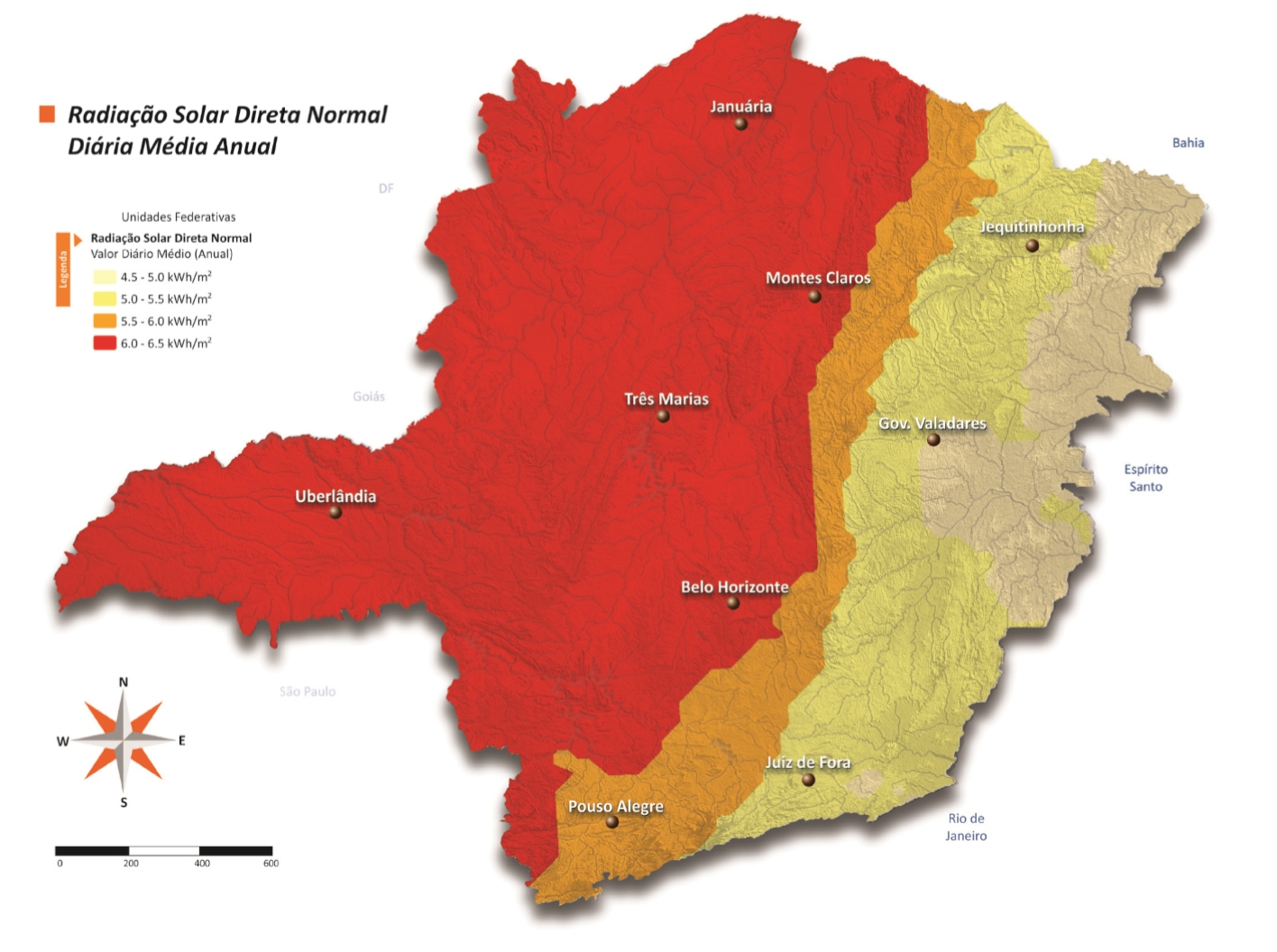 Atlas de Energia Solar em Minas Gerais
