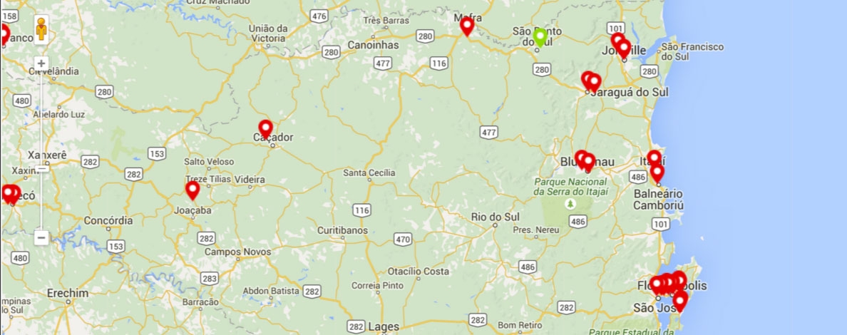 empresas de energia solar em Joinville, Florianópolis, Balneário de Camboriú, Blumenau, Itajaí, Chapecó, Criciúma