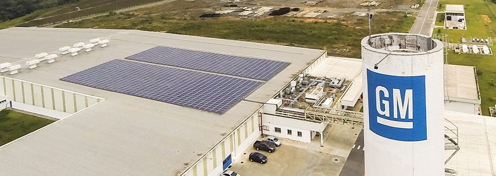 Energia Solar em Joinville – GM instala 350kW de Energia Solar em sua fábrica