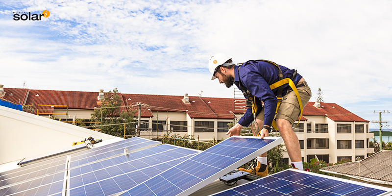 Instalacao paineis fotovoltaicos